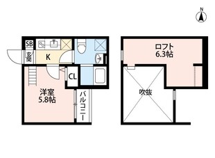 小路駅 徒歩4分 1階の物件間取画像